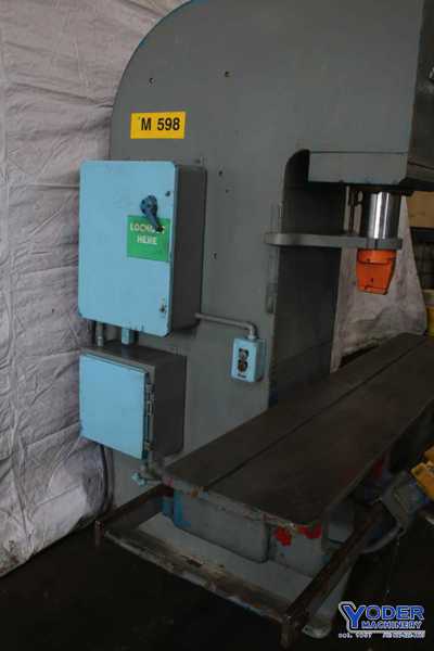 50 Ton, Hannifin #F500-41-SP, hydraulic C-frame press, 14" stroke, 16" open - Image 6