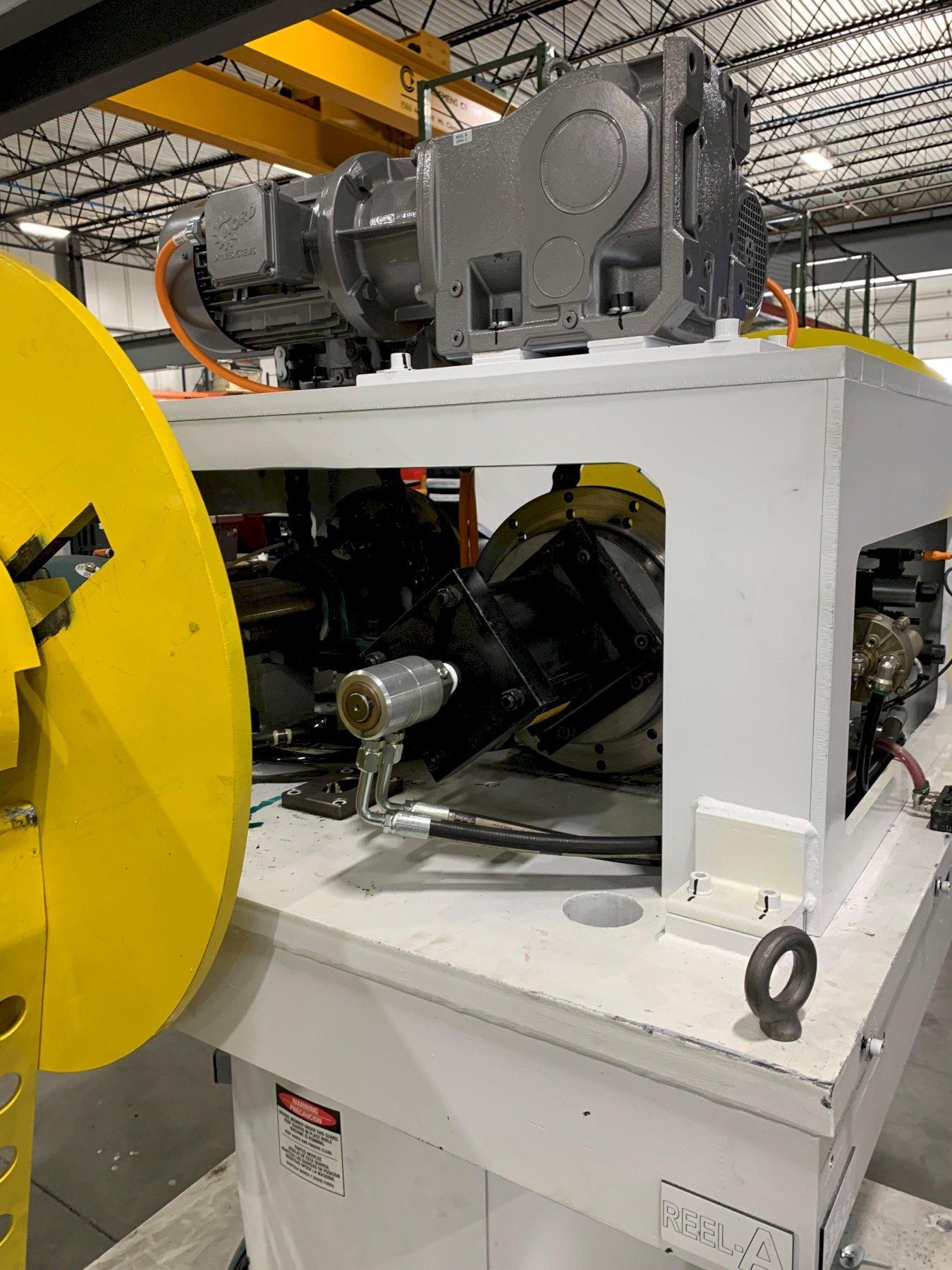 8000 lb. Nidec CHS #DER-8018-DR, double end motorized coil reel, 18" width, 60" outside dimensions, 16"-21" - Image 7