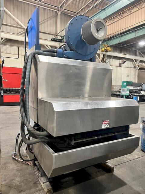37" x 60" Ramco #37T, wide belt wet sander, 20 HP, 0-80 FPM, pneumatic belt tension, 2005 - Image 4