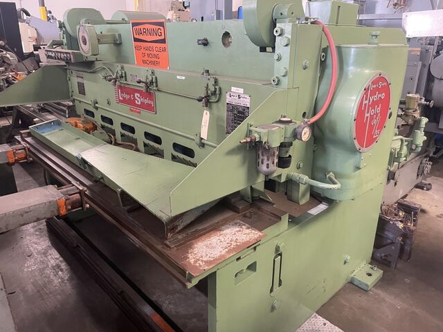 3/16" x 6' Lodge & Shipley #S-0306-AB, mechanical power squaring shear, front operated power back gauge w/ - Image 1