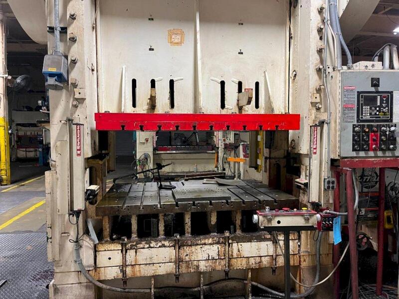 300 Ton, Clearing #S2-300-72-48, Straight Side Press, 12" stroke, 42" Shut Height, 8" addj, 20-40 SPM - Image 2