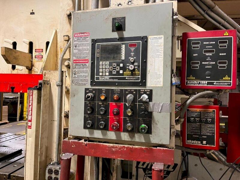 300 Ton, Clearing #S2-300-72-48, Straight Side Press, 12" stroke, 42" Shut Height, 8" addj, 20-40 SPM - Image 6