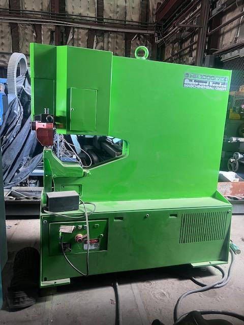 110 Ton, Mubea #HP-1000/760, Hydraulic Single End Punch with 30" Throat Depth - Image 1