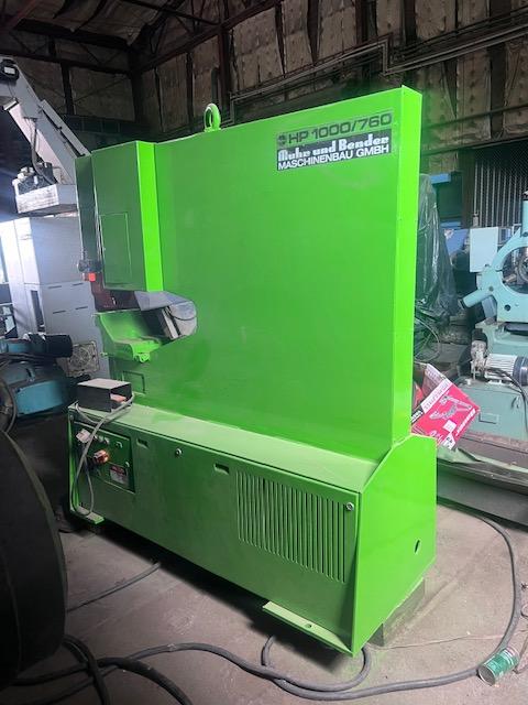 110 Ton, Mubea #HP-1000/760, Hydraulic Single End Punch with 30" Throat Depth - Image 3