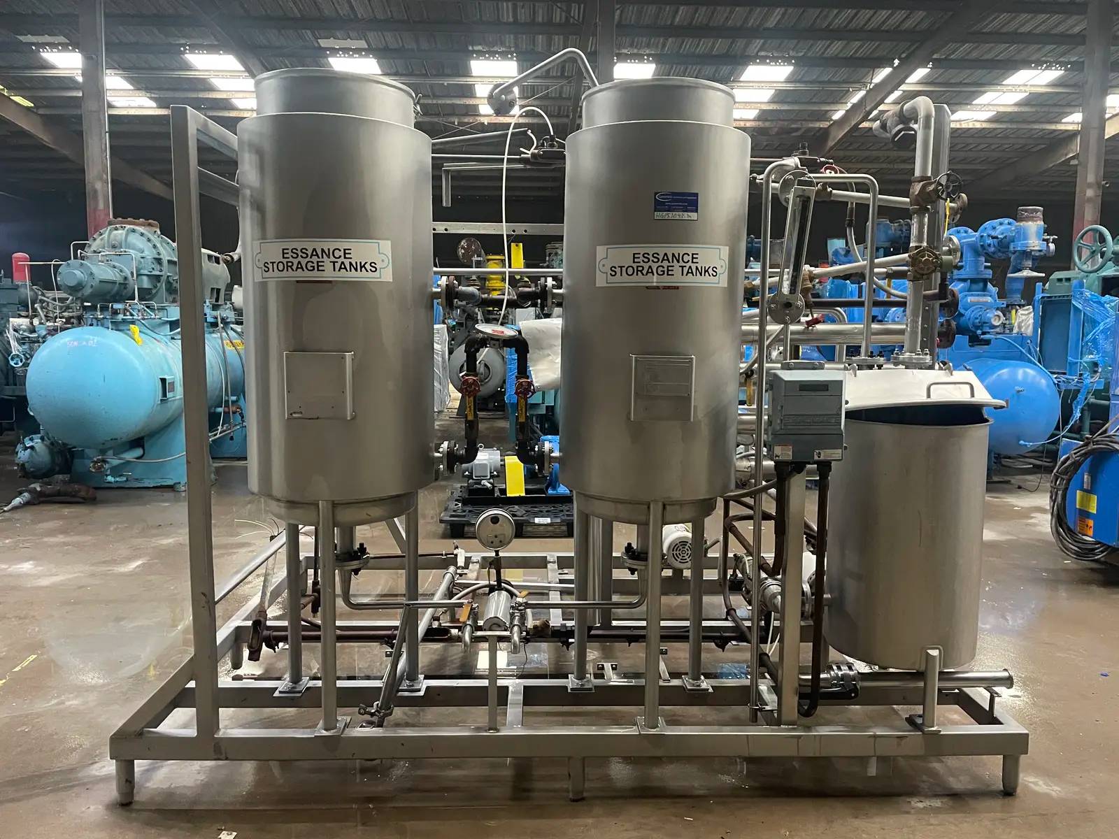 Hebeler Corp, Essence Recovery Skid With Storage Tanks and Pumps, 60 psig @ 100 F, 1994 - Image 4