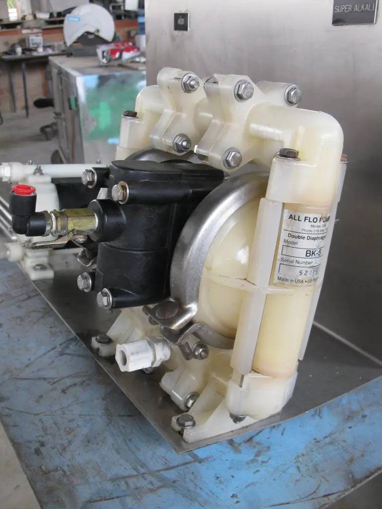 1/2" All-Flo #BK-5, Double Diaphragm Pump, 3/8" air inlet - Image 10
