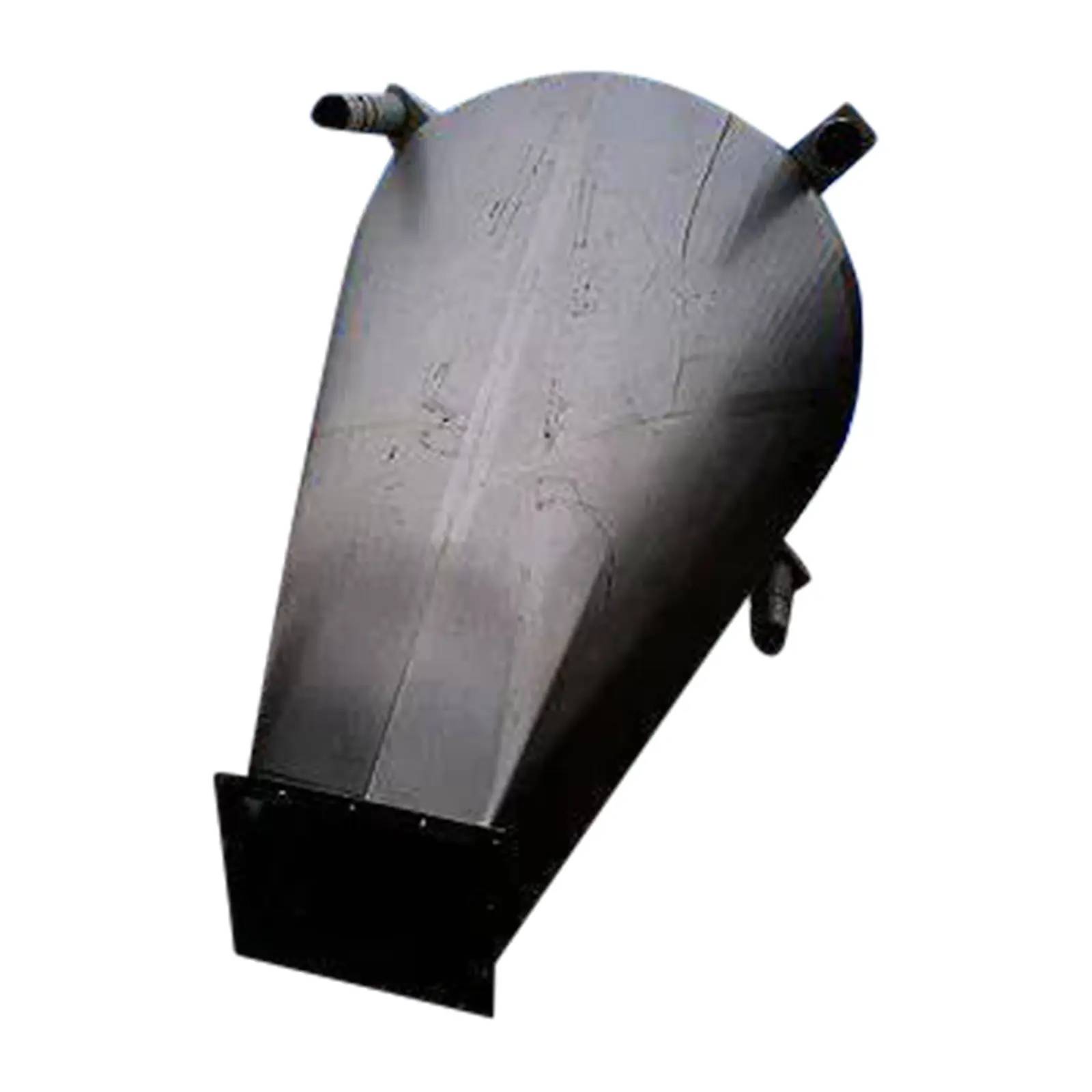 Stainless Steel Hopper, 38-1/2" L x 18" width infeed, 15-1/2". L x 14" width discharge. - Image 2
