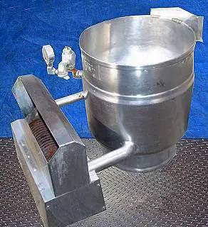 5 gallon Groen #TDH/20, Gas-Fired Steam Jacketed Kettle, 50 psi @ 300 F, 0.92 HP boiler, 31000 BTU/hr.1" - Image 4