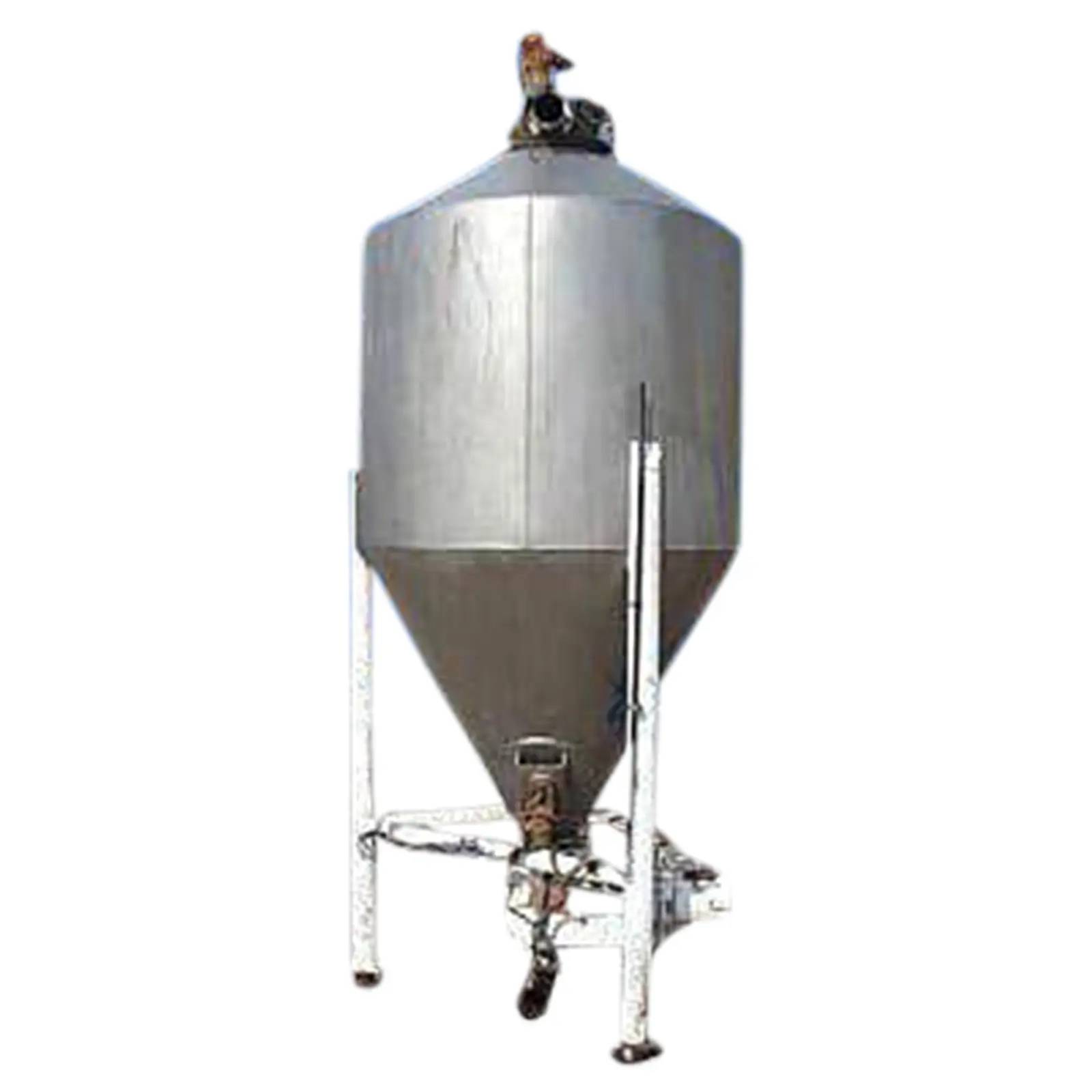 Shick, Stainless Steel Powder Silo with Airlock, 40 cu.ft., 0.75 HP, 1750 RPM, 29 RPM final, 1190 torque - Image 1