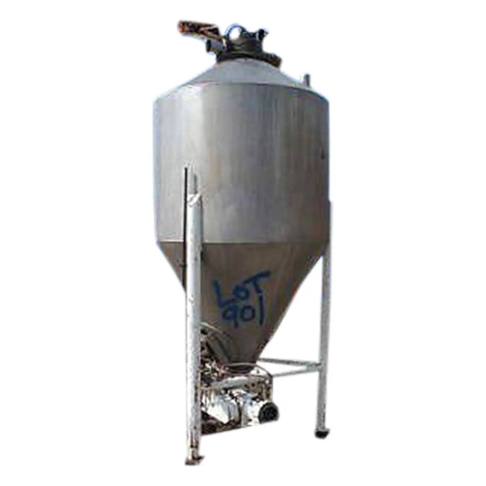 Shick, Stainless Steel Powder Silo with Airlock, 40 cu.ft., 0.75 HP, 1750 RPM, 29 RPM final, 1190 torque - Image 2