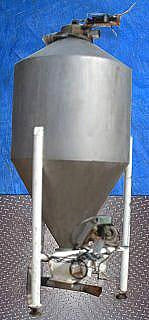 Shick, Stainless Steel Powder Silo with Airlock, 40 cu.ft., 0.75 HP, 1750 RPM, 29 RPM final, 1190 torque - Image 4