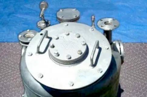 120 gallon S A T Co #J3557, Reactor, 29" L x 27" width x 45" H inside dim., 75 lbs jacket, 15" diameter Manway - Image 6