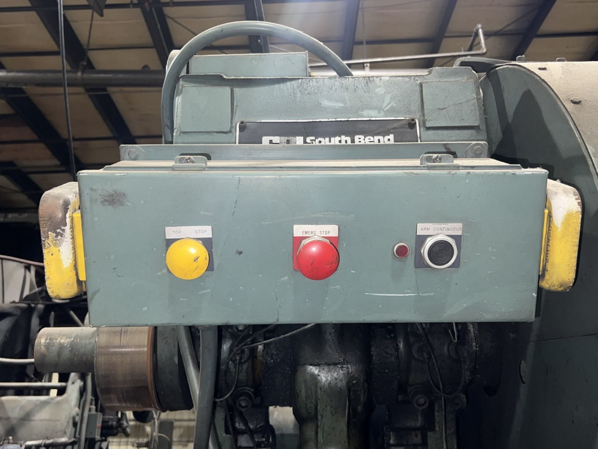 45 Ton, South Bend Johnson #45-FW-AC, single crank flywheel OBI press, 3" stroke, 11.25" Shut Height, 2.5" - Image 8