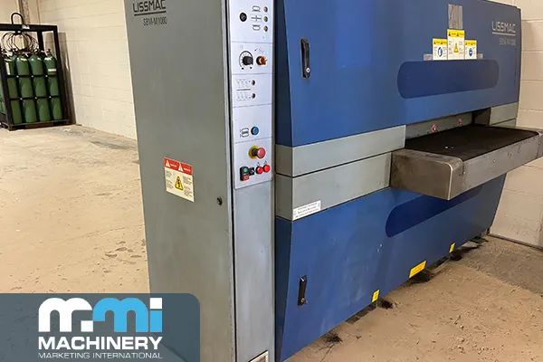 Lissmac #SBM-M1000-B2-60, deburrer, 39.37" working width, 13 FPM, 2012 - Image 1