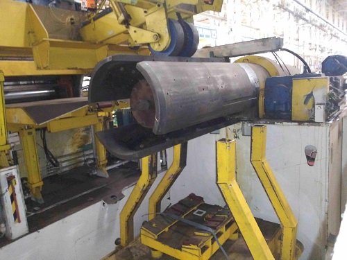50000 lb. Automatic Feed #504872, coil feed line, 48" x .125", 60 SPM, 2000 - Image 4