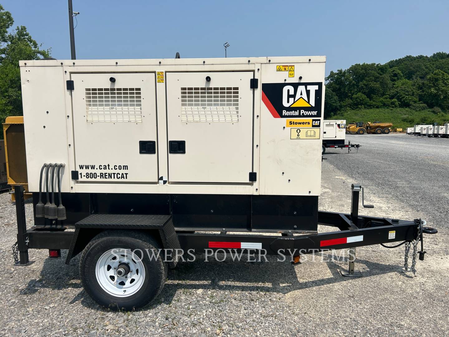 48 KW Caterpillar #XQ60, Diesel, auto start, trailer mounted, S/N CF600254, 2017 - Image 1
