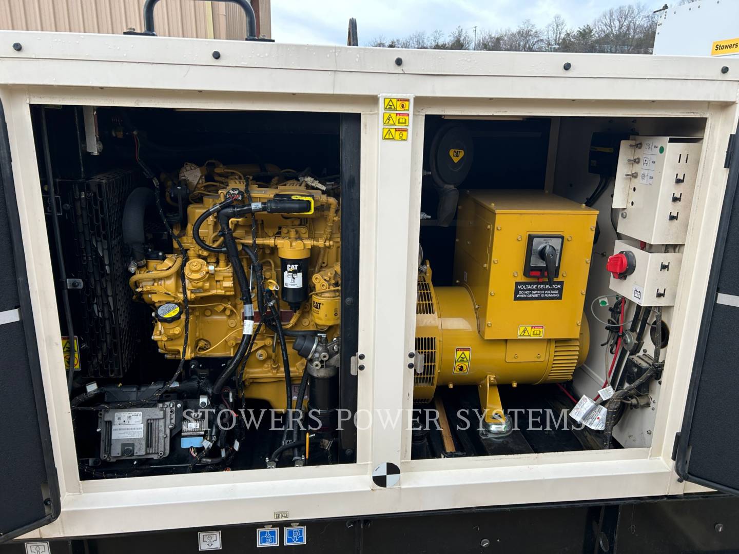 48 KW Caterpillar #XQ60, Diesel, auto start, trailer mounted, S/N CF600254, 2017 - Image 2