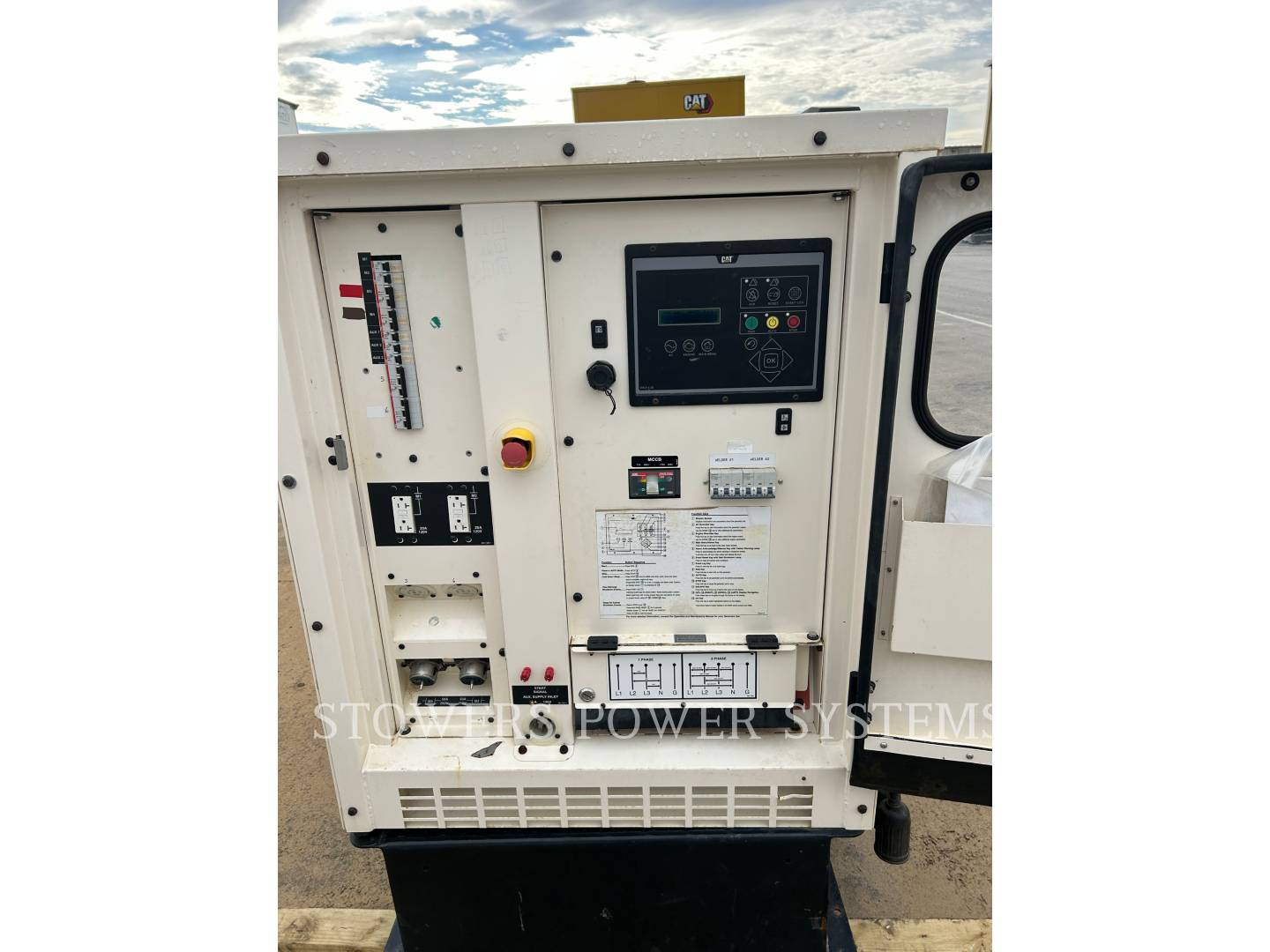 48 KW Caterpillar #XQ60, Diesel, auto start, trailer mounted, S/N CF600254, 2017 - Image 5