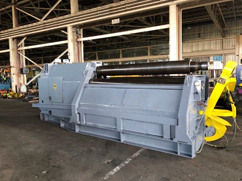10' x 1/2" Haeusler #VRM-HY-3000x12, double initial pinch plate bending roll, 1968 - Image 1