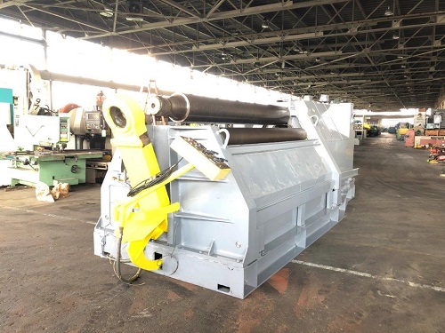 10' x 1/2" Haeusler #VRM-HY-3000x12, double initial pinch plate bending roll, 1968 - Image 2