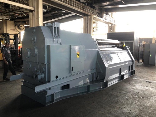 10' x 1/2" Haeusler #VRM-HY-3000x12, double initial pinch plate bending roll, 1968 - Image 4