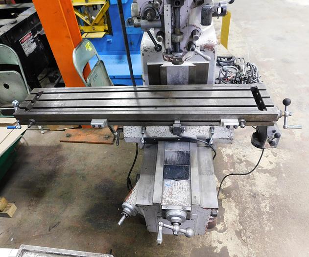 Alliant #1054-3V, vertical mill, 10" x54" tbl., 3 HP, 32" X, 16" Y, 16" Z, R-8, 70-4200 RPM, Sony 2-Axis - Image 3