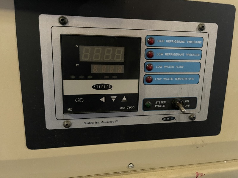Sterling #AFP7.5A Sterlcool chiller, 39 amps, heat transfer fluid water/Glycol, R-22 14# refrigerant - Image 2