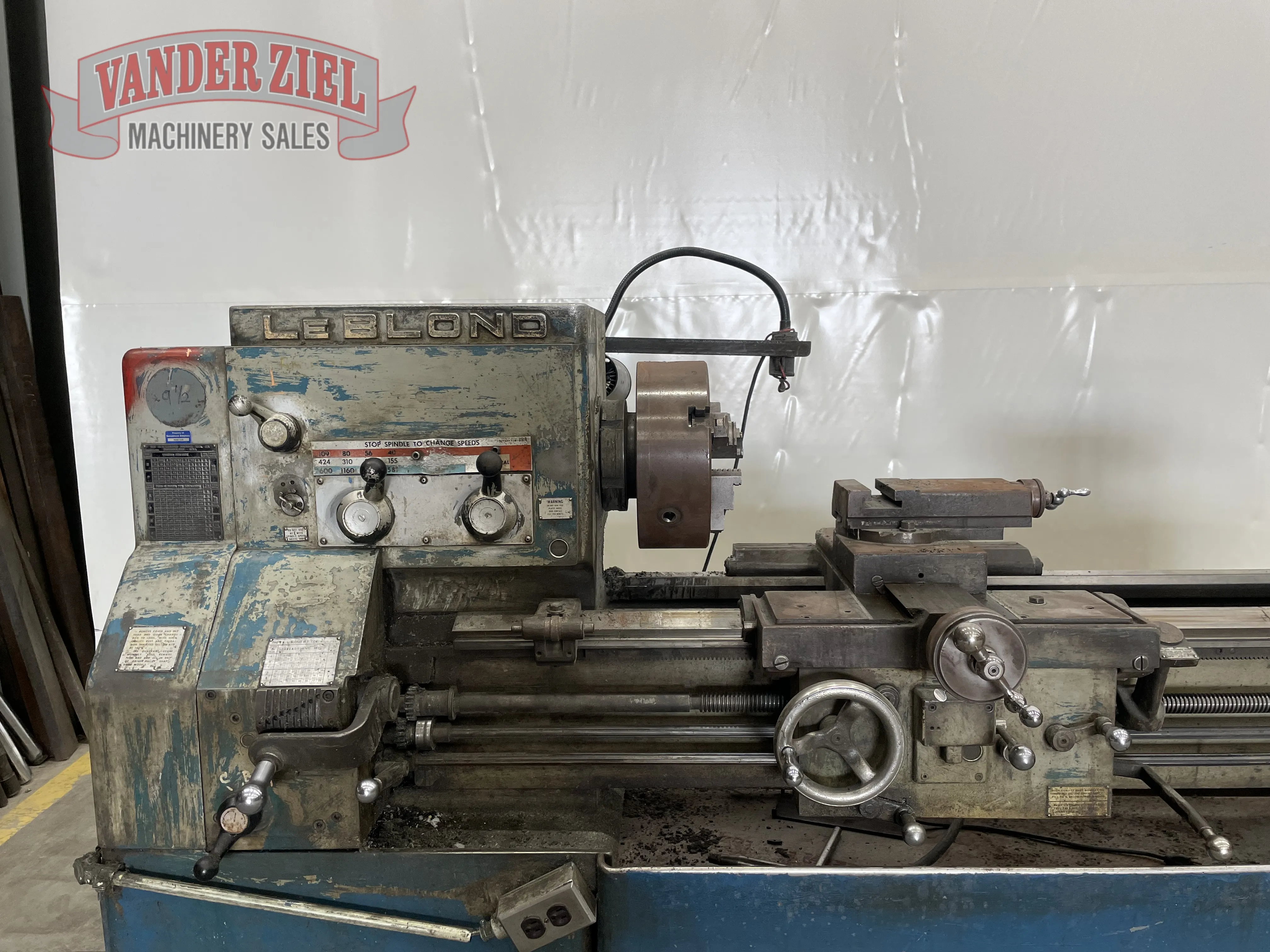 19" x 50" LeBlond #Regal, lathe, 12-1/4" swing over cross slide, 1-49/64" spindle bore, 7-1/2 HP, #16419 - Image 3