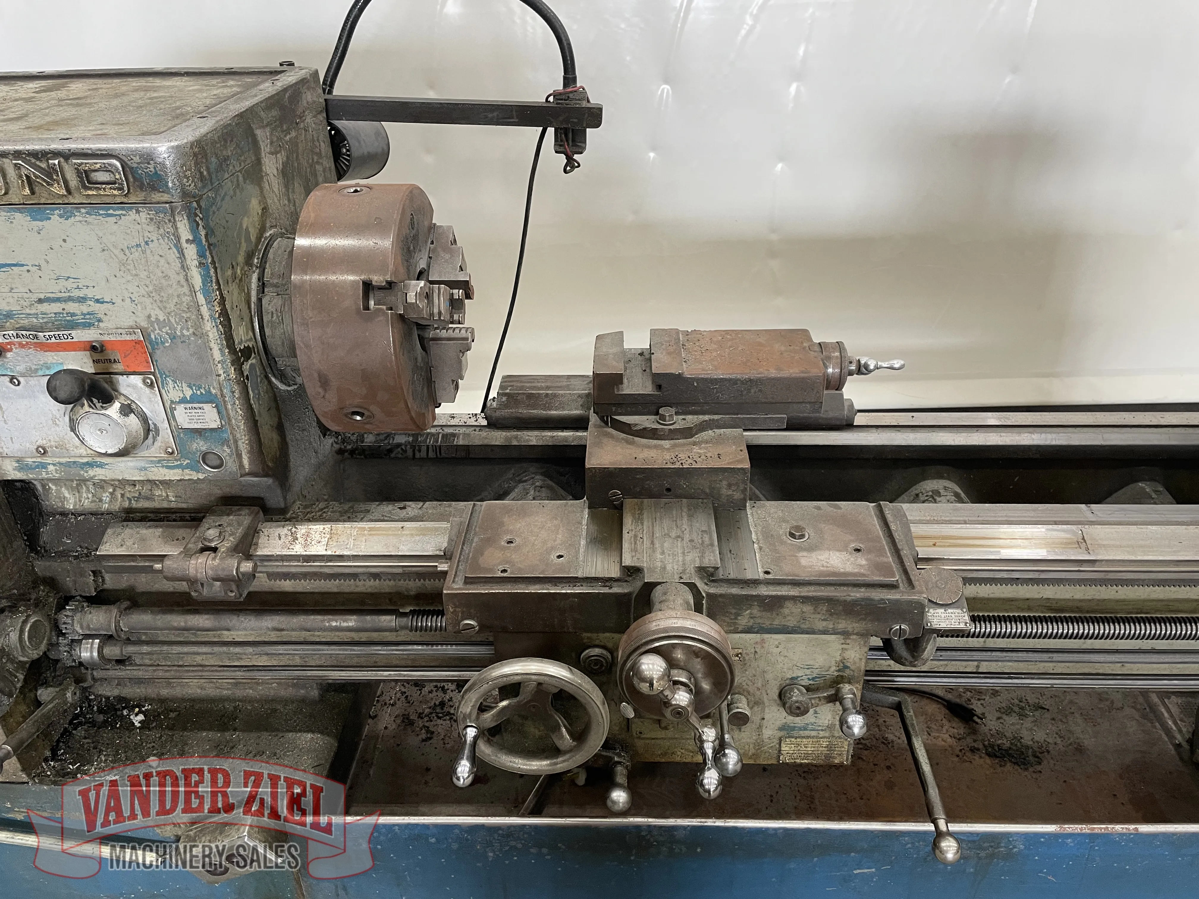19" x 50" LeBlond #Regal, lathe, 12-1/4" swing over cross slide, 1-49/64" spindle bore, 7-1/2 HP, #16419 - Image 4