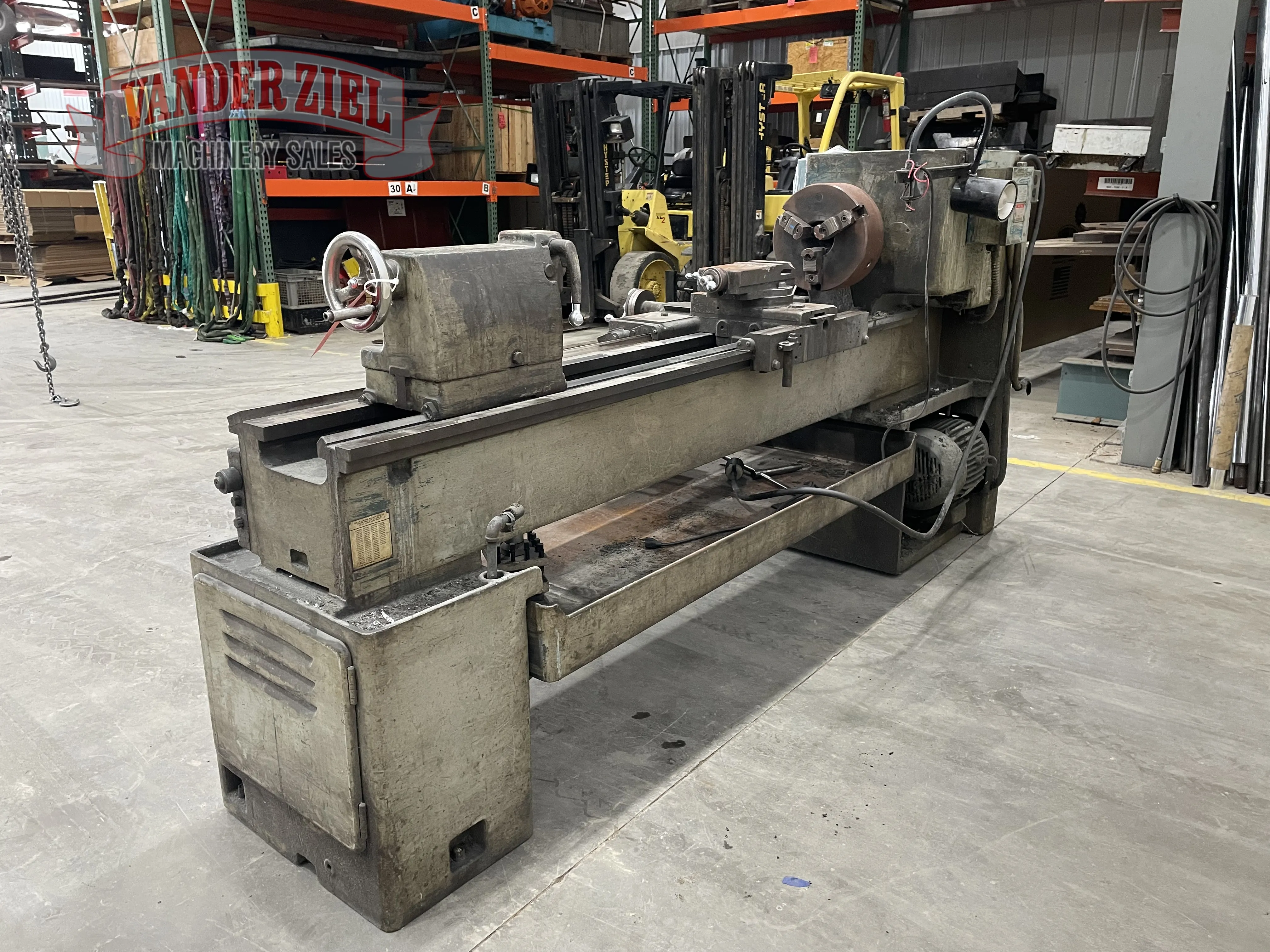 19" x 50" LeBlond #Regal, lathe, 12-1/4" swing over cross slide, 1-49/64" spindle bore, 7-1/2 HP, #16419 - Image 9