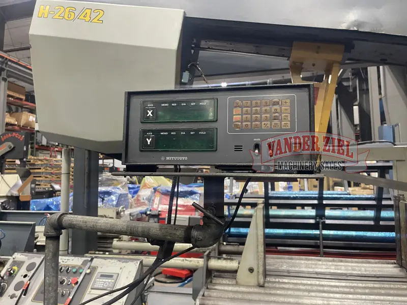 32" x 192" LeBlond #3220, lathe, 2-1/16" spindle bore, Mitutoyo 2-Axis digital read out, Steady Rest, #16319 - Image 5