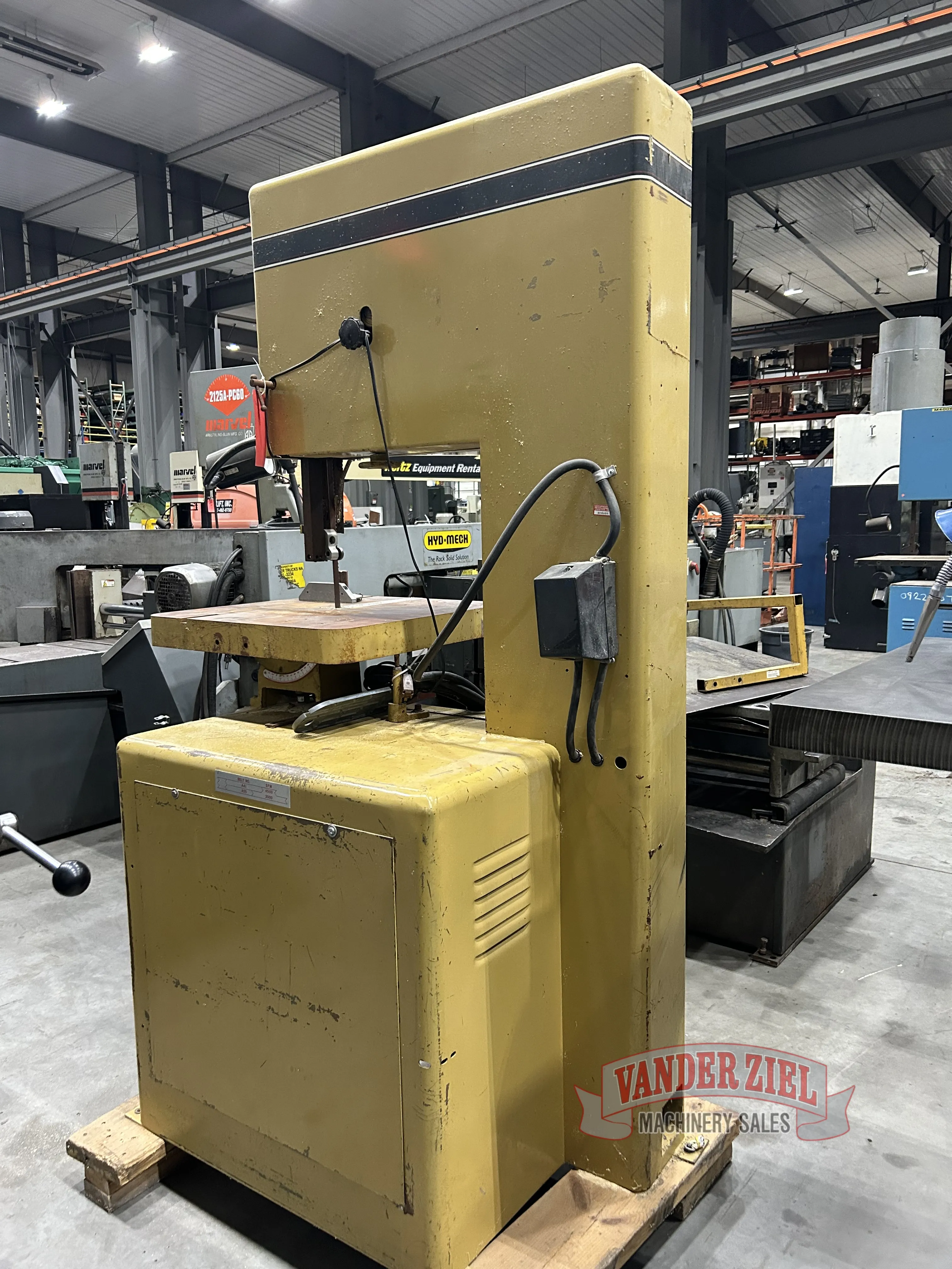 20" x 12" Powermatic #81, vertical saw, serial #9881085, #16359 - Image 5
