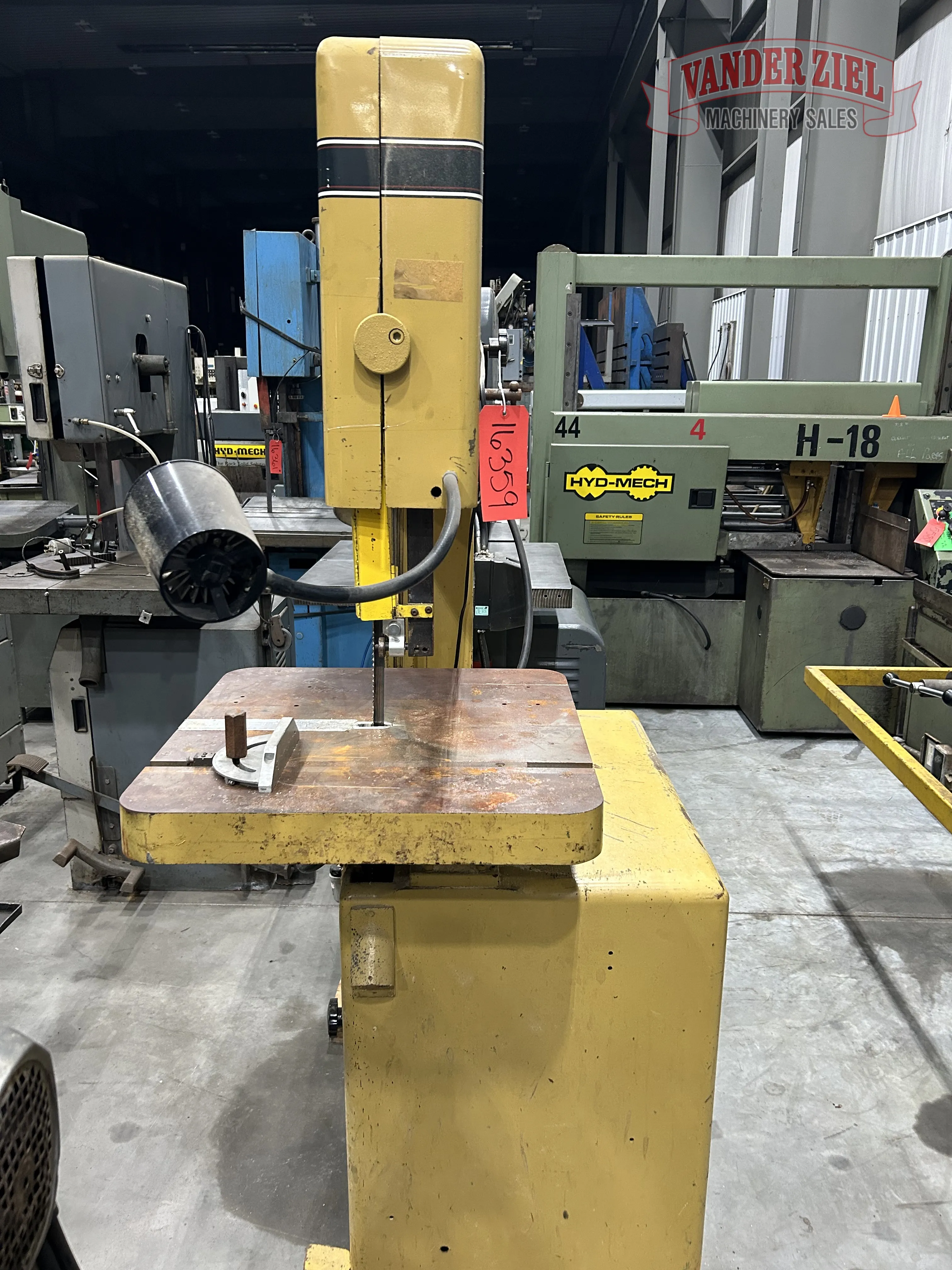 20" x 12" Powermatic #81, vertical saw, serial #9881085, #16359 - Image 7