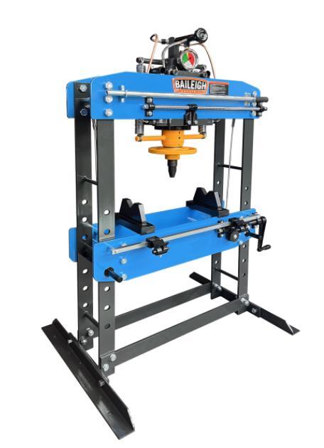 35 Ton, Baileigh #HSP-35A, hydraulic shop press, 2.75" stroke, 31" x10.5" table - Image 2