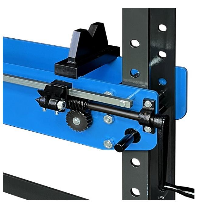 35 Ton, Baileigh #HSP-35A, hydraulic shop press, 2.75" stroke, 31" x10.5" table - Image 5