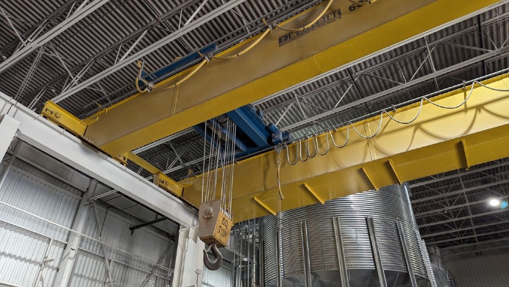 60/20 Ton, Progressive / Abus, 40' 0" Span, 33' lift, class D, pendant, VFD All Motions, 1999, #2363 - Image 2