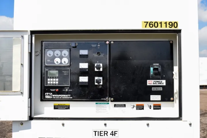 120 KW Multiquip, generator, enclosure mounted on trailer, #090007 - Image 5