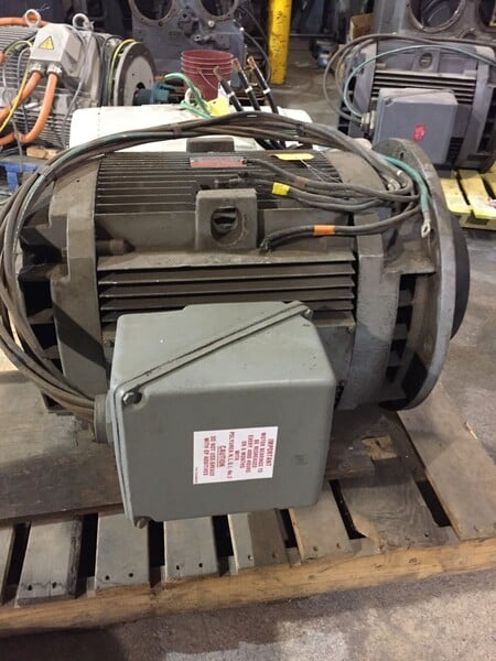 100 HP 1780 RPM General Electric, Frame 404TSD, WP597, 460 Volts - Image 5