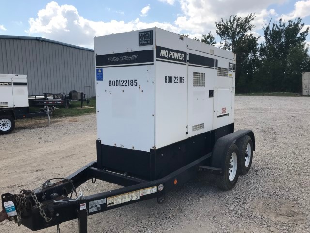 62 KW Multiquip #DCA70SSIU4F, trailer mounted, Tier 4F, sound attenuated enclosure, 120/240/208/277/480 - Image 1