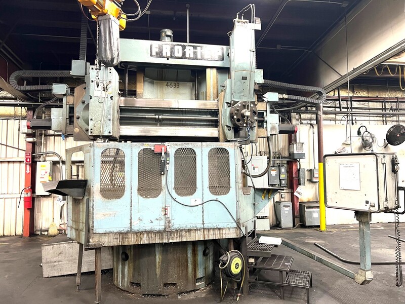 Froriep #KE-16-Super, 4-Axis CNC vertical boring mill w/ram & turret head, Fanuc 18TT, 71" swg, 63" chk, 2006 - Image 1