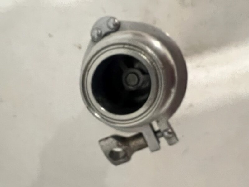 1-1/2" Tri-Clamp, 316L Stainless Steel check valve, (2 available) - Image 2