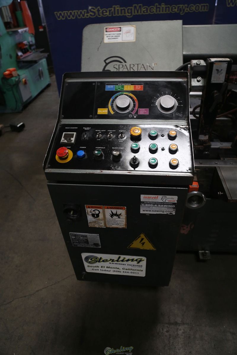 13" x 14" Marvel Spartan #PA13/3, heavy duty semi-auto horizontal billet saw, 13' 6" x 1.25" x .042" blade - Image 8