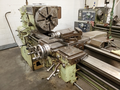 20" x 144" LeBlond #2013 Standard, engine lathe, 13" swing over cross slide, 4-jaw 18" chuck, 20 HP, 1958 - Image 7