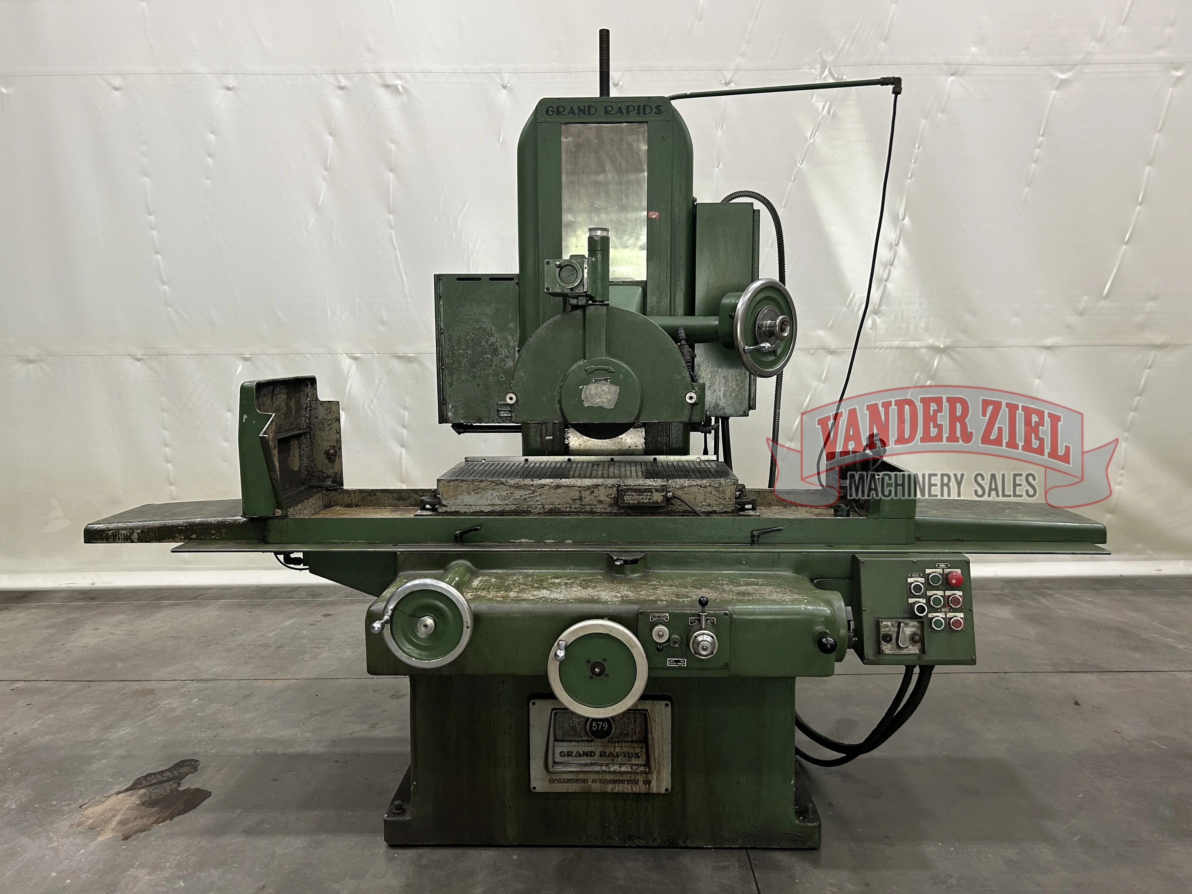 20" x 42" Grand Rapids #578, hydraulic surface grinder, 20" x42" chuck, #16627 - Image 1
