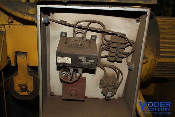 5 Ton, P & H, electric hoist with power trolley, 60" span, 34' 6" lift, 30 FPM, #17650 - Image 7