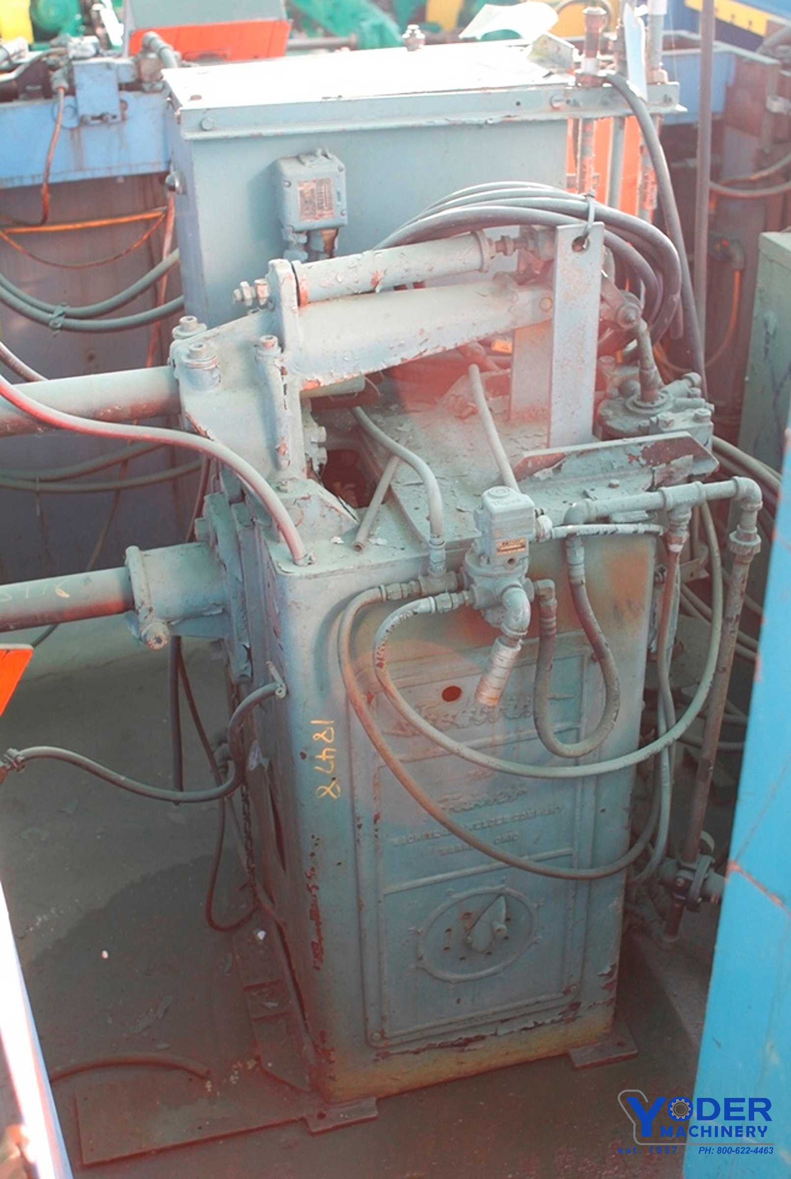 50 KVA Federal #R7-244, rocker arm type spot welder, 12" x24" throat, water cooled, #18478 - Image 7