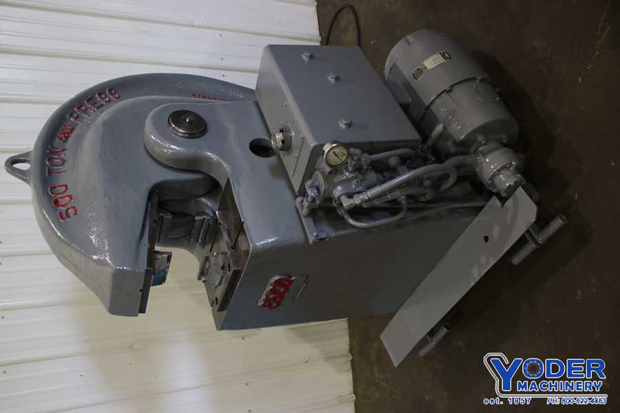 Esco swaging press, 500 ton, 10 HP, 220/440 V., #76669 - Image 7