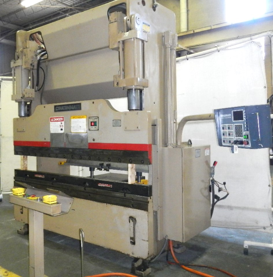 90 Ton, Cincinnati #90CBIIX6, press brake, 8' overall, 72" between housing, 14" stroke, 7" throat, 15" DL - Image 3