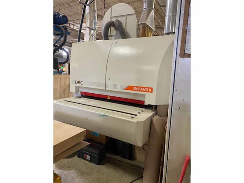 43" DMC #Unisand-K-1100, 3-Head Bottom & 3-Head Top Wide Belt, 44" x 103" abrasive belts, 18.5 kW/15 kW roll - Image 4