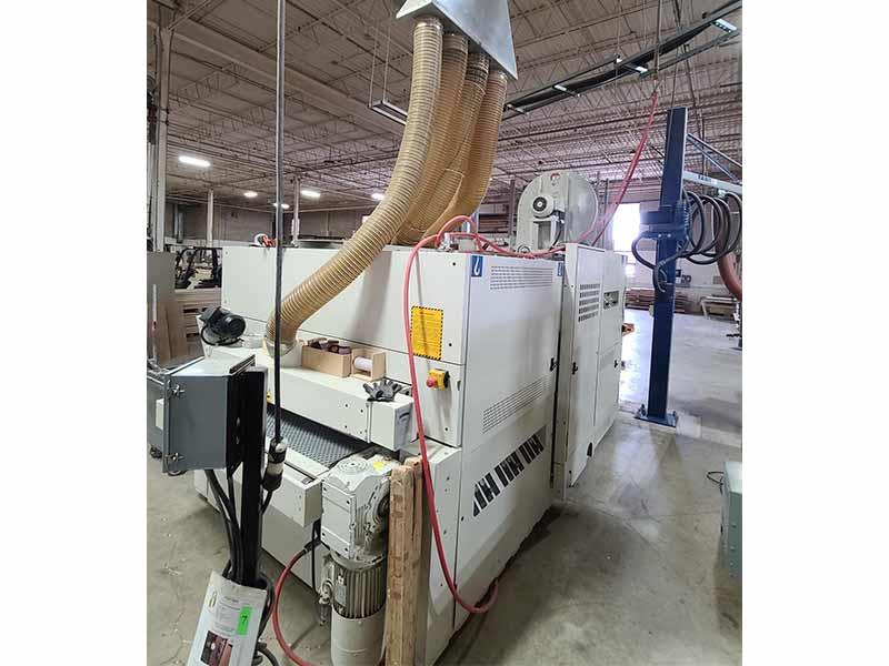 43" DMC #Unisand-K-1100, 3-Head Bottom & 3-Head Top Wide Belt, 44" x 103" abrasive belts, 18.5 kW/15 kW roll - Image 5